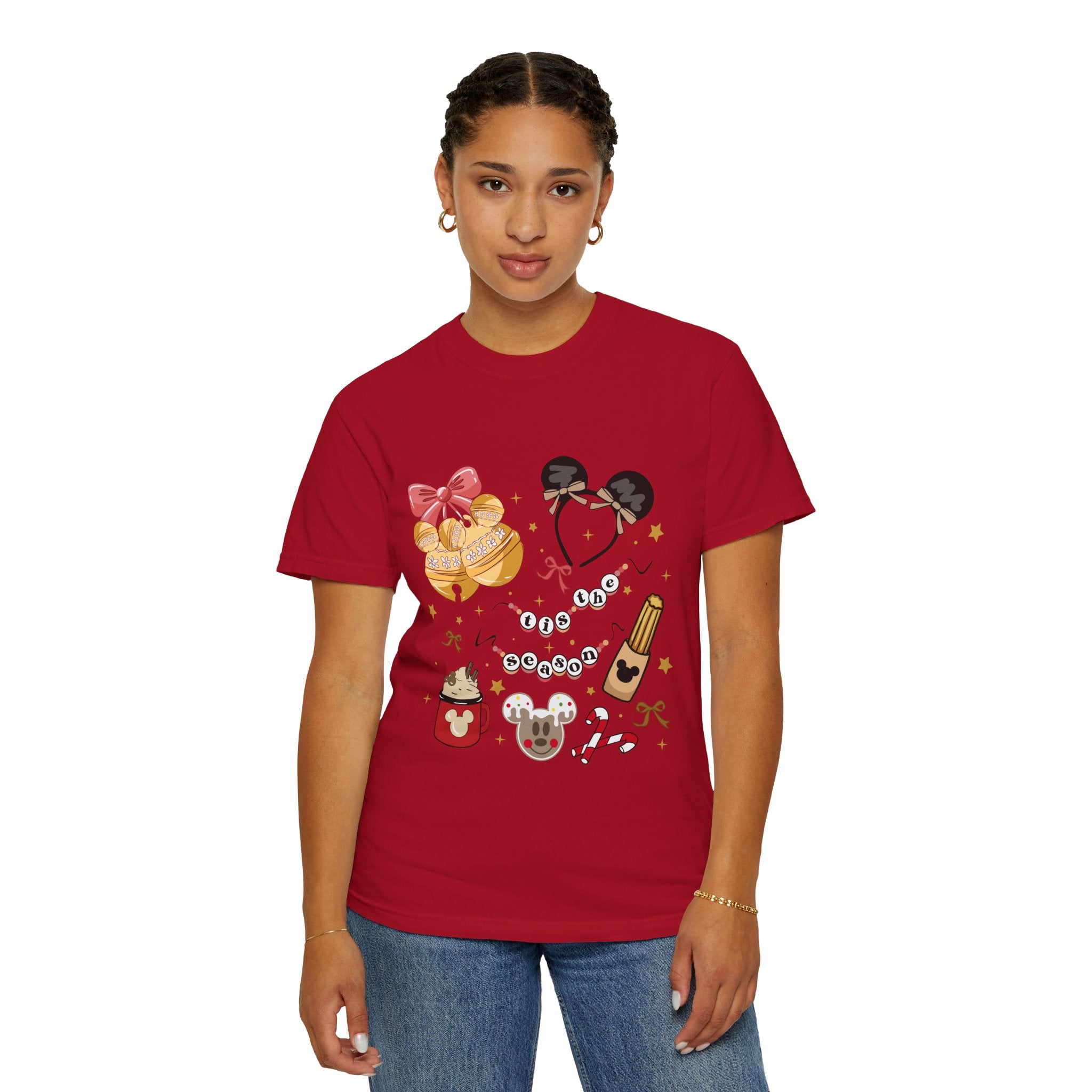 Holiday Snacks Graphic T-Shirt — Waffles & Hot Cocoa Design