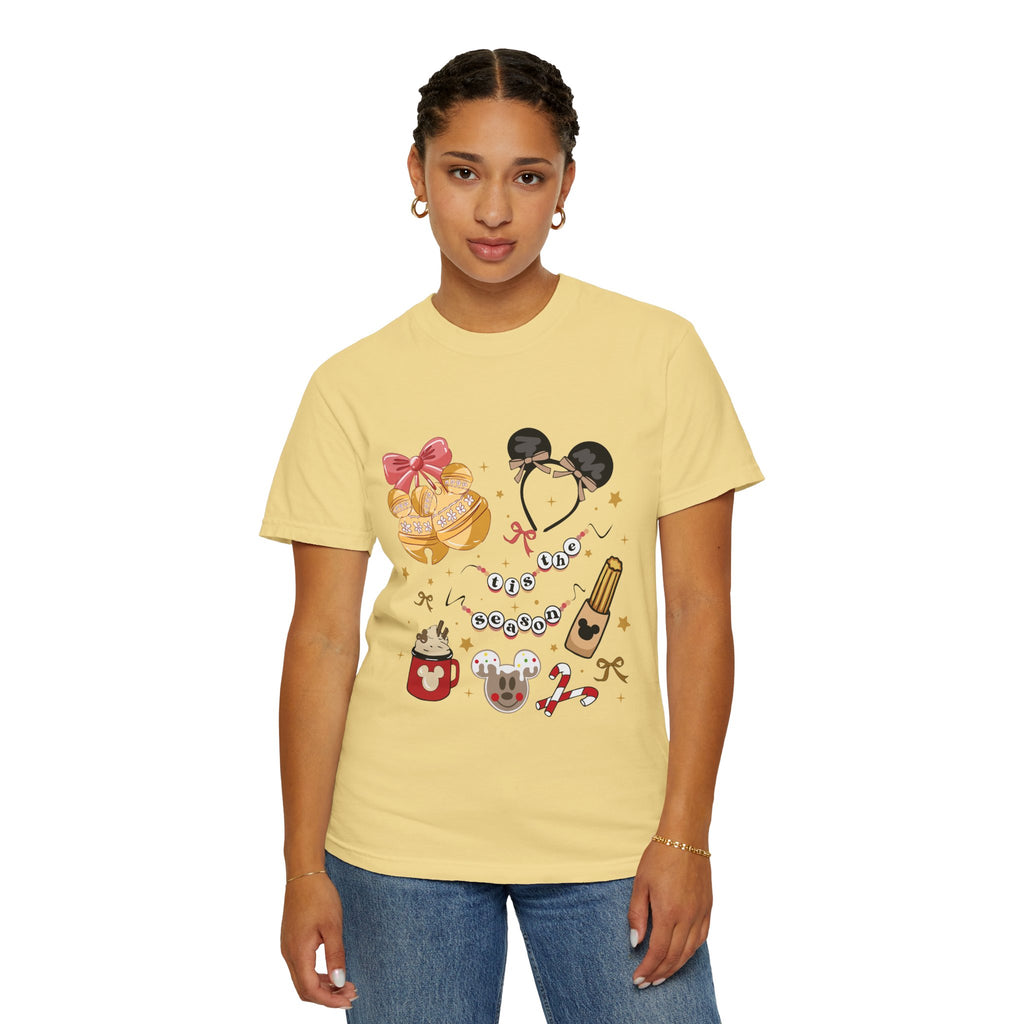 Holiday Snacks Graphic T-Shirt — Waffles & Hot Cocoa Design