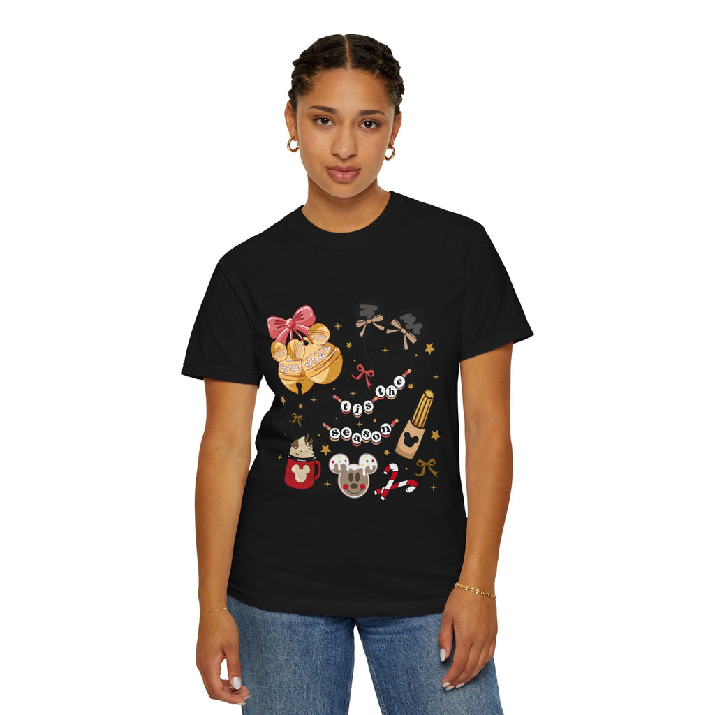 Holiday Snacks Graphic T-Shirt — Waffles & Hot Cocoa Design