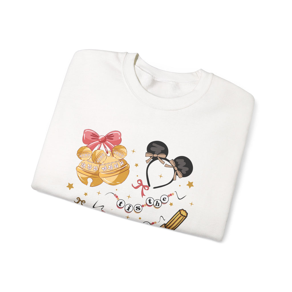 Disney Parks Cozy Icons Sweatshirt — Mickey Ears, Dole Whip & Park Snacks Crewneck