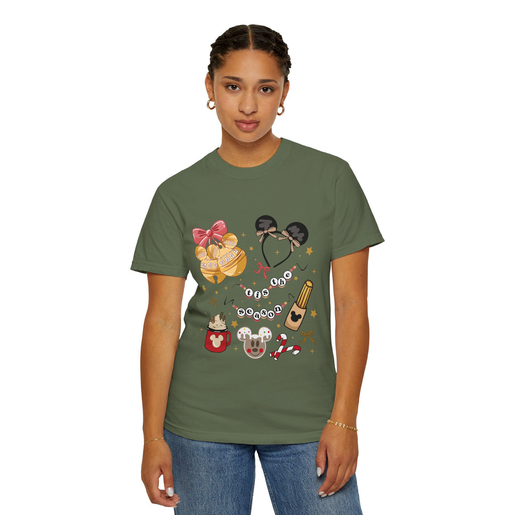 Holiday Snacks Graphic T-Shirt — Waffles & Hot Cocoa Design