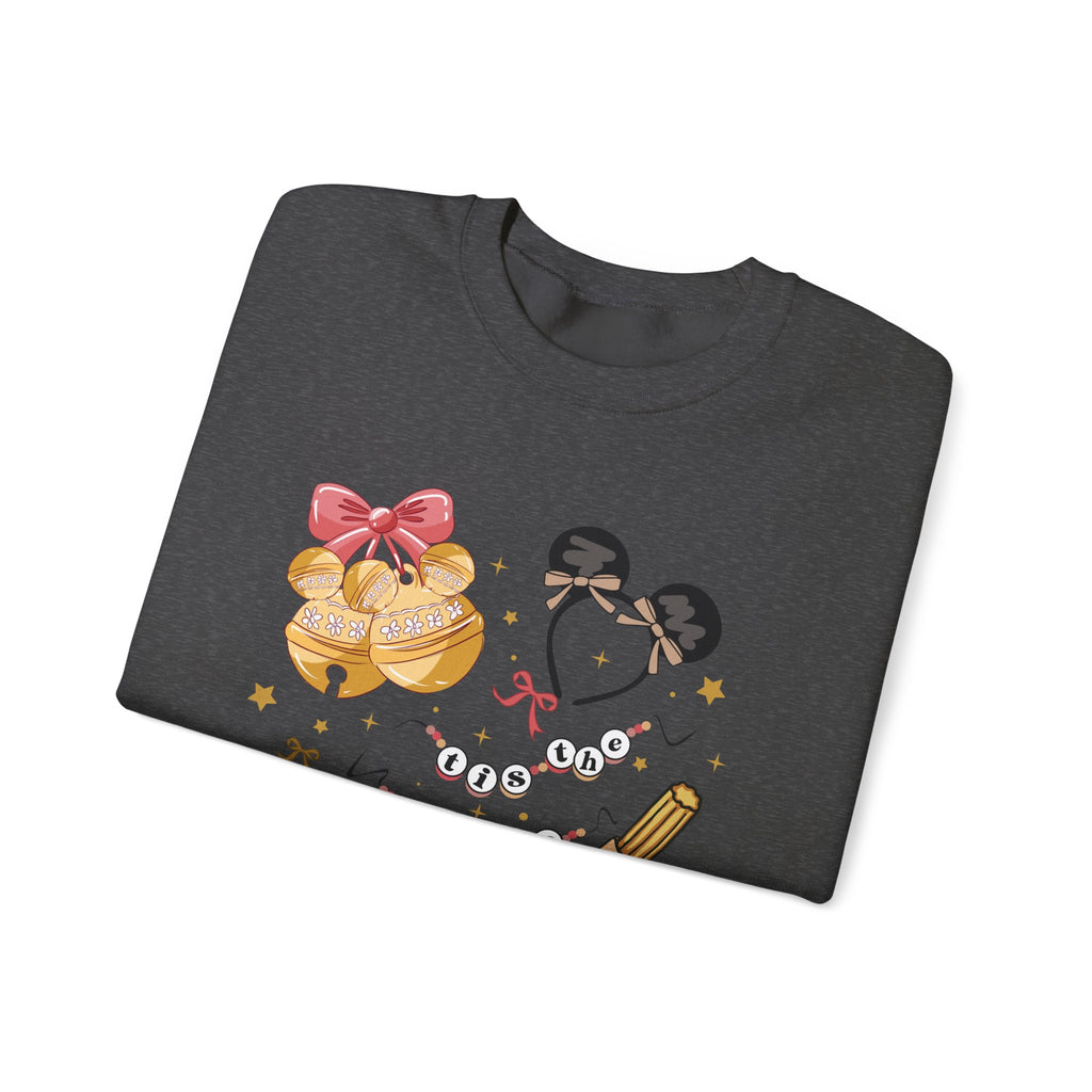 Disney Parks Cozy Icons Sweatshirt — Mickey Ears, Dole Whip & Park Snacks Crewneck