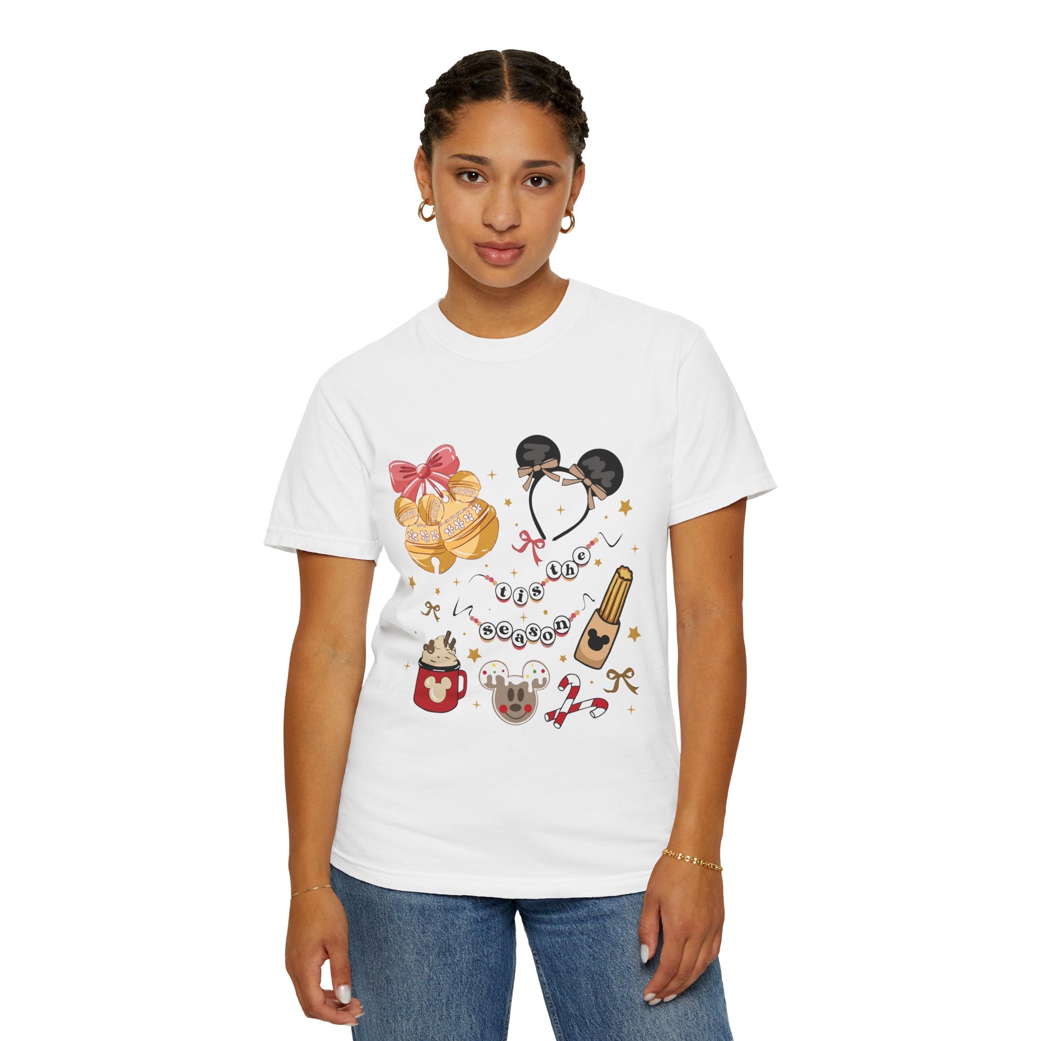 Holiday Snacks Graphic T-Shirt — Waffles & Hot Cocoa Design