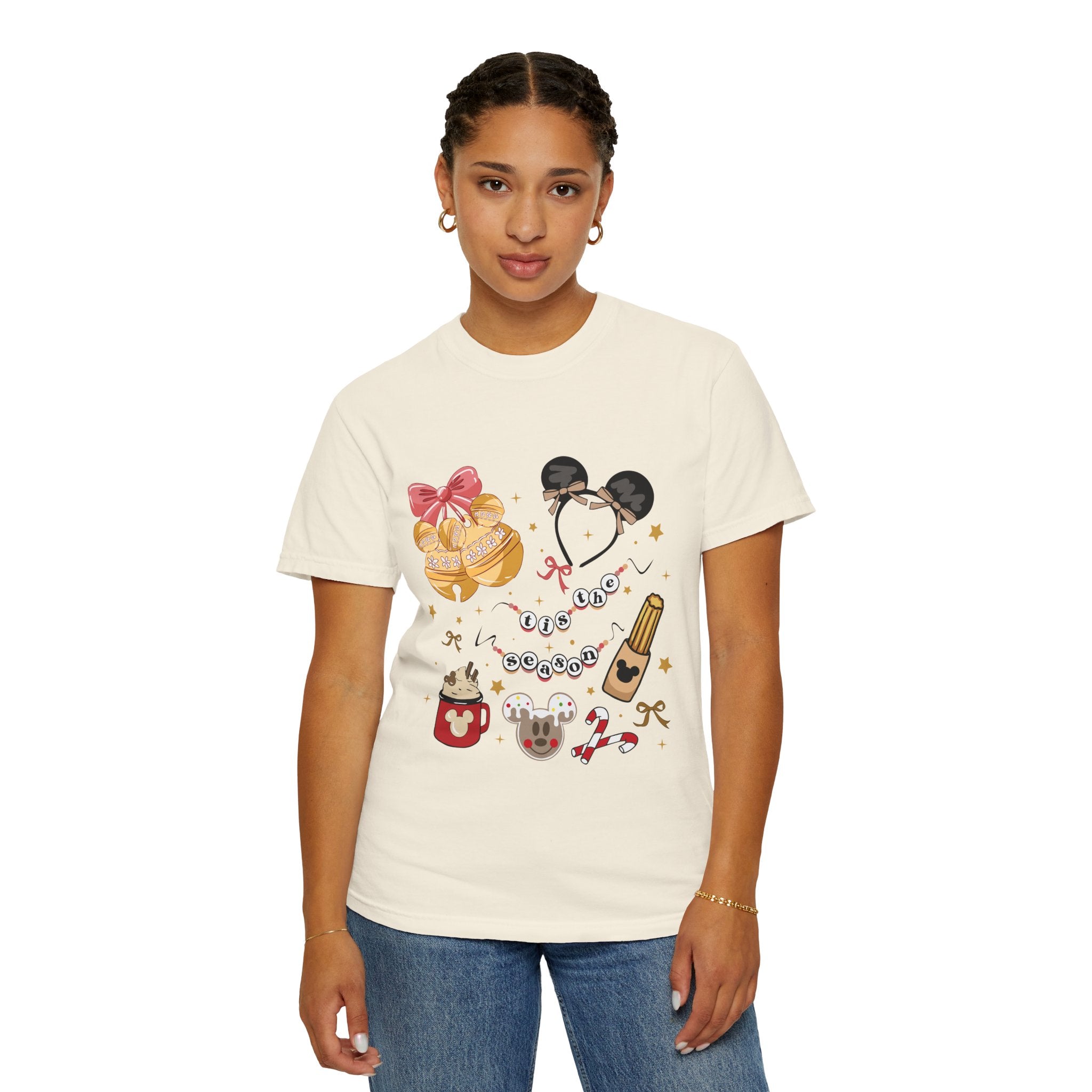Holiday Snacks Graphic T-Shirt — Waffles & Hot Cocoa Design