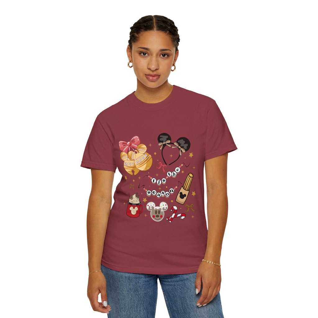 Holiday Snacks Graphic T-Shirt — Waffles & Hot Cocoa Design