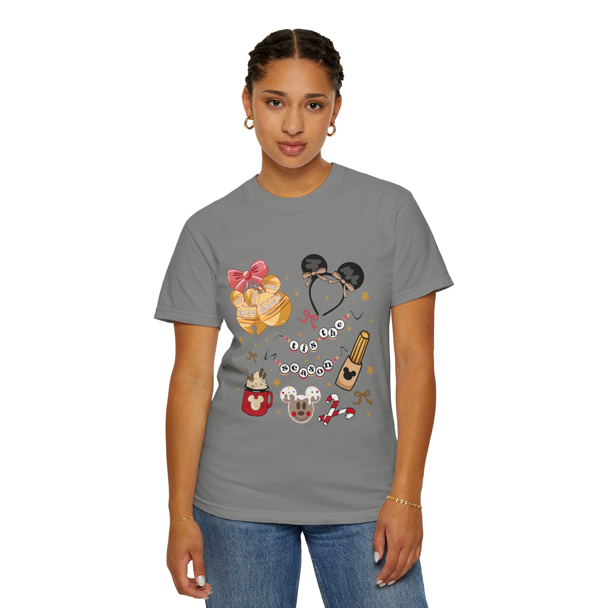 Holiday Snacks Graphic T-Shirt — Waffles & Hot Cocoa Design