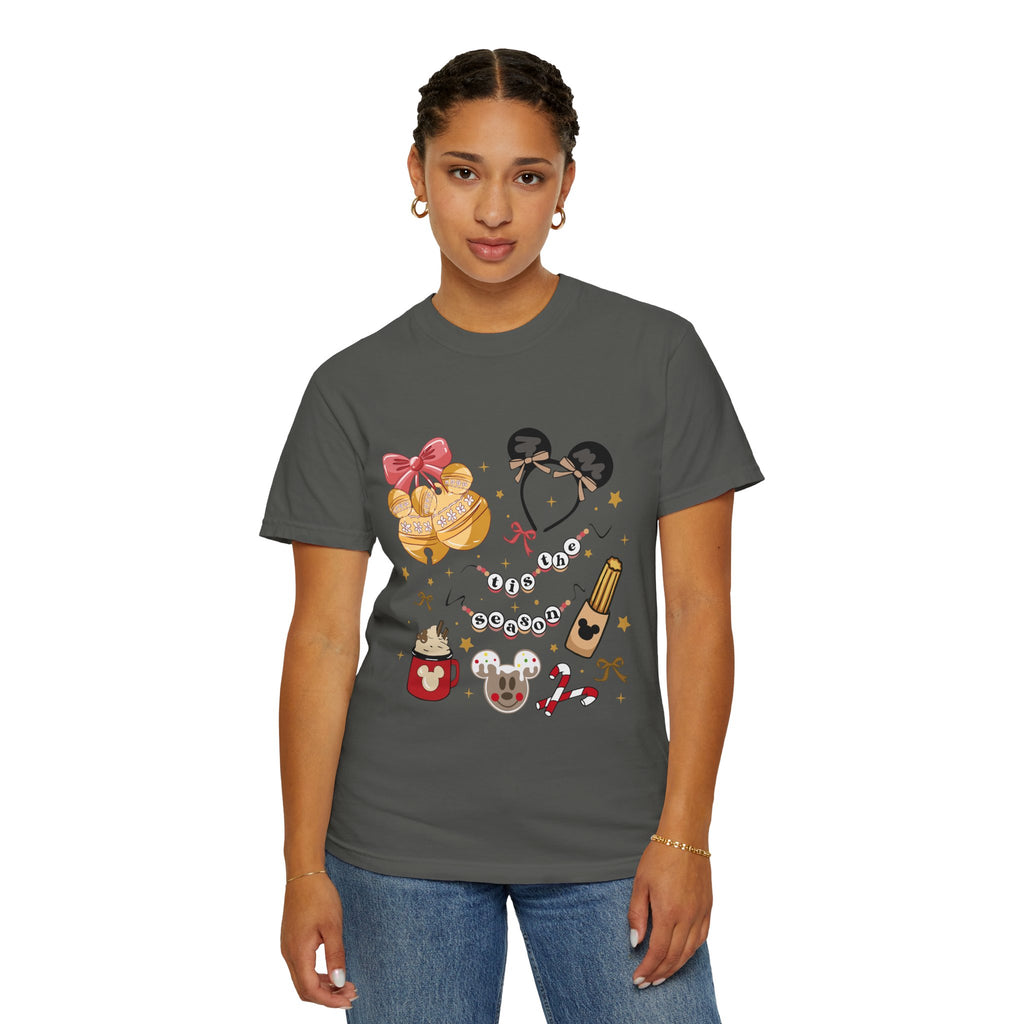 Holiday Snacks Graphic T-Shirt — Waffles & Hot Cocoa Design
