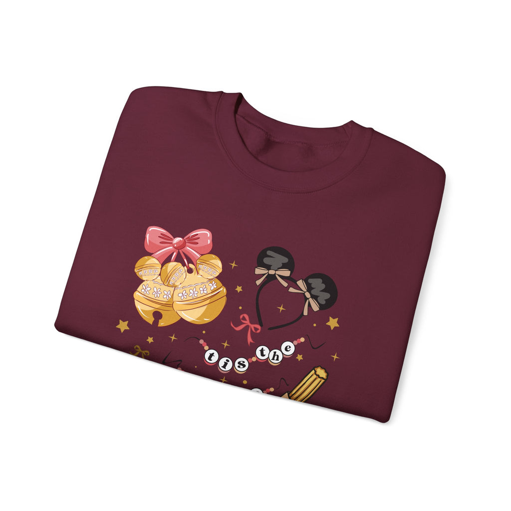 Disney Parks Cozy Icons Sweatshirt — Mickey Ears, Dole Whip & Park Snacks Crewneck