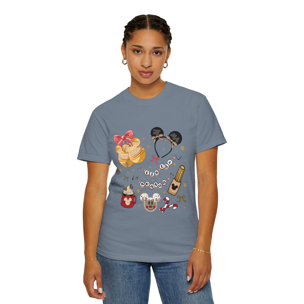 Holiday Snacks Graphic T-Shirt — Waffles & Hot Cocoa Design